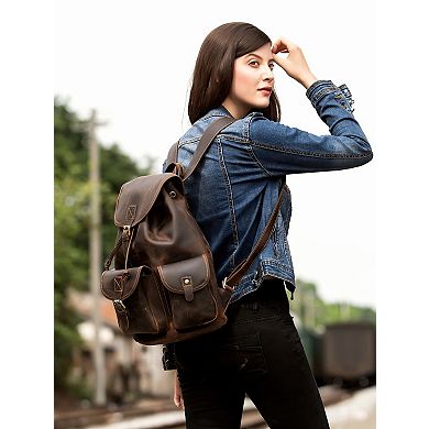 The Asmund Backpack Genuine Leather Rucksack