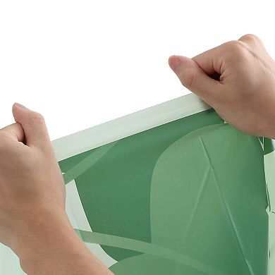 Happimess 13.2-Gal Compostable Drawstring Trash Bags, Green, 60-Count