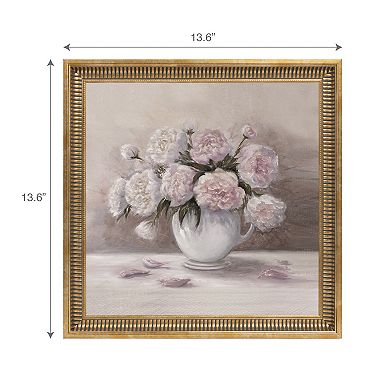 Belle Maison 12" x 12" Floral Printed Paper Wall Art