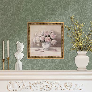 Belle Maison 12" x 12" Floral Printed Paper Wall Art