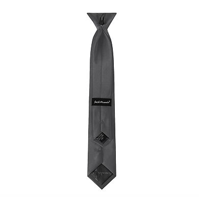 Kid's 14 inch Solid Clip-On Tie