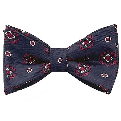 Jacob Alexander Men's Diamond Bloom Traditional Freestyle Self-Tie Bow Tie - Navy Blue