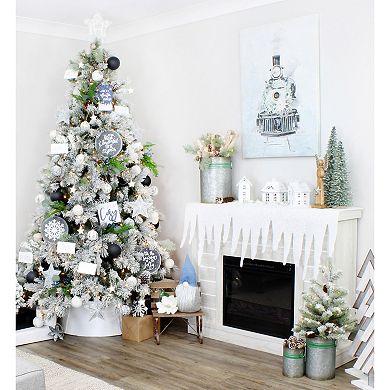 Wooden Angel Christmas Statue