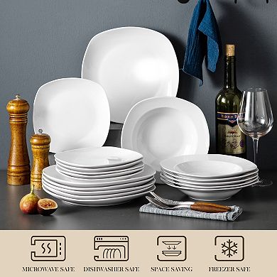 ELISA 18 pc Dinnerware Set, Tabletop for 6