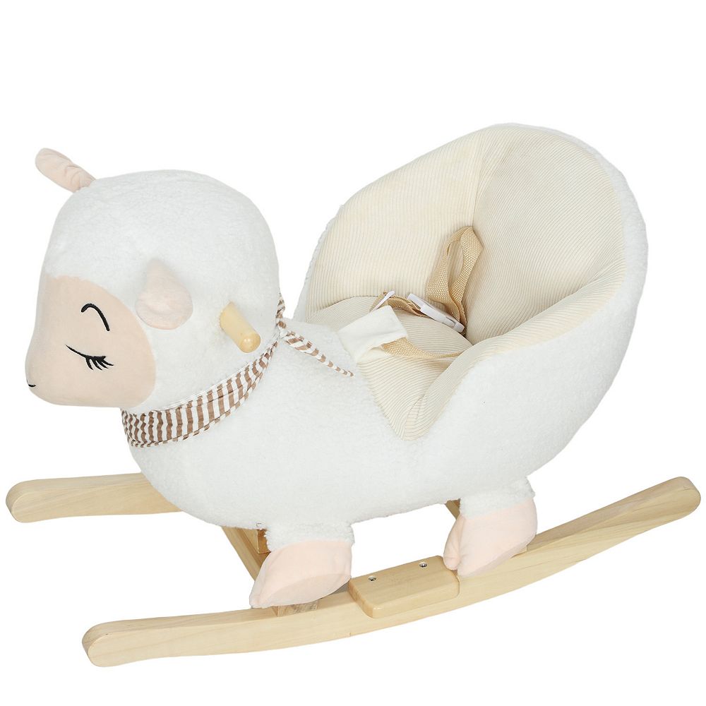 Qaba Baby Rocking Horse, Sheep Rocking Horse for Toddlers 1836 Months