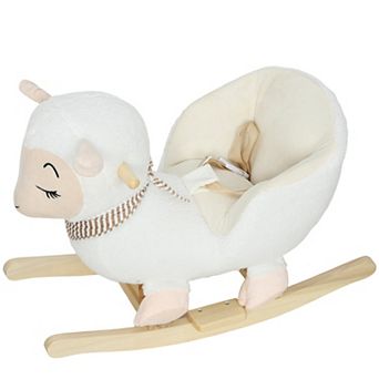 Qaba Baby Rocking Horse, Sheep Rocking Horse for Toddlers 1836 Months