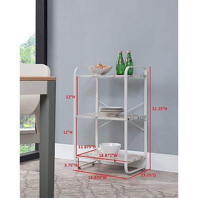 Kings Brand Furniture Hillcrest 3-Tier Baker's Rack