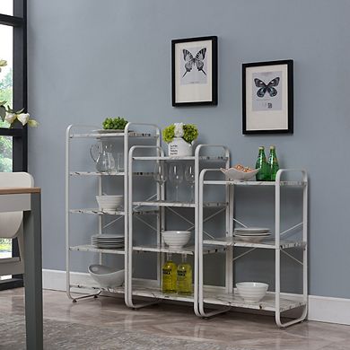Kings Brand Furniture Hillcrest 4-Tier Baker's Rack