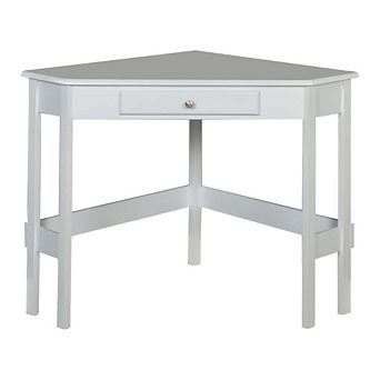 Kings Brand Furniture Hastings Corner Desk, White