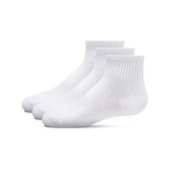 3-Pack Mid Cut Cotton Blend Kids Socks