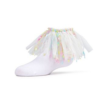 Girls Confetti Cotton Blend Anklet Sock