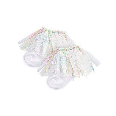 Girls Confetti Cotton Blend Anklet Sock