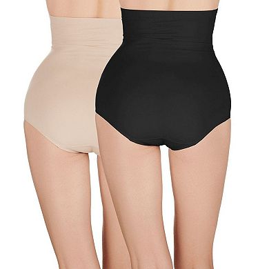 2 Pack Extra High-waisted Bonded Brief