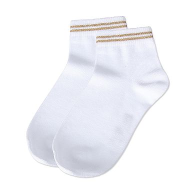 Zag Lurex Cotton Blend Anklet Sock