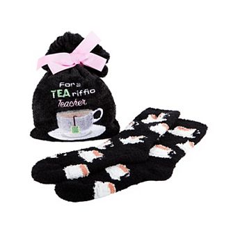 Tearrific Teacher Cozy Sock & Gift Bag Set