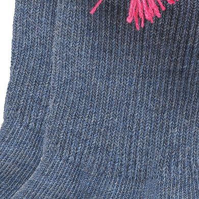 Pom-Pom-Palooza Girls Ankle Socks