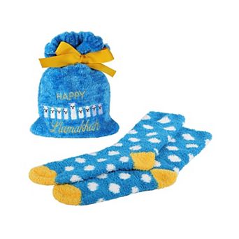 Happy Llamakkah Cozy Sock & Gift Bag Set