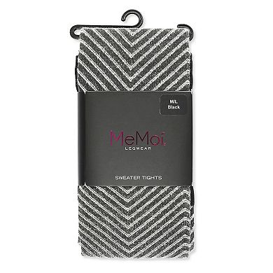 Chevron Knit Cotton Blend Sweater Tights