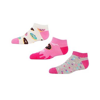 Donut Low-Cut Girls Socks 3-Pack