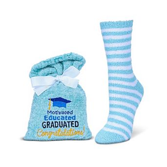 Women's Motivated Educated Graduated Cozy Sock & Gift Set