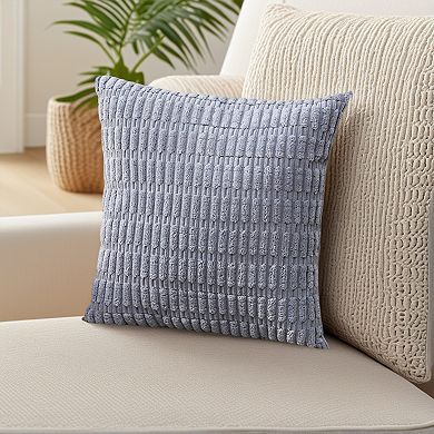 Pack of 4 Decorative Throw Pillow Covers Soft Cushion Covers for Sofa Living Room Couch 18x18 in