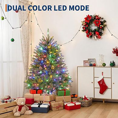 Garvee PVC Christmas Tree - Dual-Color LEDs, Easy Setup, Indoor/Outdoor