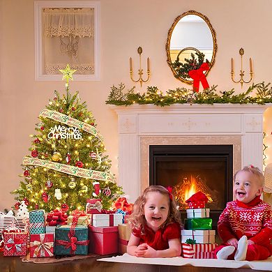 Garvee PVC Christmas Tree - Dual-Color LEDs, Easy Setup, Indoor/Outdoor