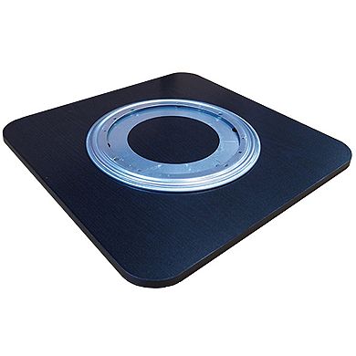 Kings Brand Furniture 4-Tier Revolving Bookcase Bookshelf, Media Storage Cabinet