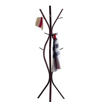 Kings Brand Furniture Corbet Metal 12 Hook Coat & Hat Rack, Bronze