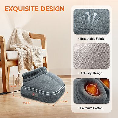 Snailax Shiatsu Foot Massager Machine with Heat, Foot Warmer