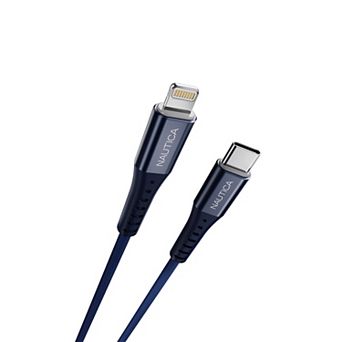 Nautica CB310 USB-C to Lightning Cable with LED Light Fast Charger for iPhone 15, 16 & More