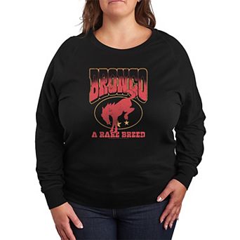 Plus Size Ford Bronco A Rare Breed Vintage French Terry Long Sleeve Tee