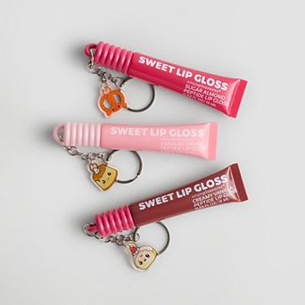 Simple Pleasures 3-Pack Lip Gloss with Charm