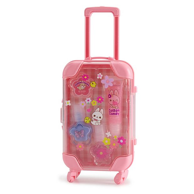 Simple Pleasures Spring 5-Piece Rolling Luggage Cosmetic Set