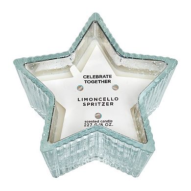 Americana Limoncello Spritzer 8-oz. Star-Shaped Decorative Candle
