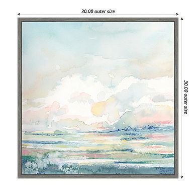 Sylvie Stillness Framed Canvas by Julie Maida