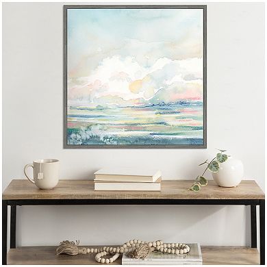 Sylvie Stillness Framed Canvas by Julie Maida