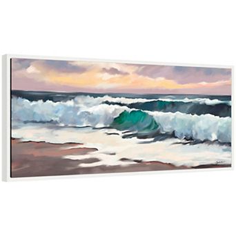 Sylvie roll tide Framed Canvas by Mary Sparrow