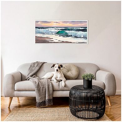 Sylvie roll tide Framed Canvas by Mary Sparrow