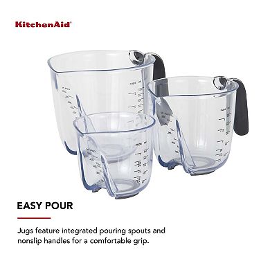 KitchenAid® 3 Angled Measuring Jugs Set