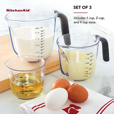 KitchenAid® 3 Angled Measuring Jugs Set