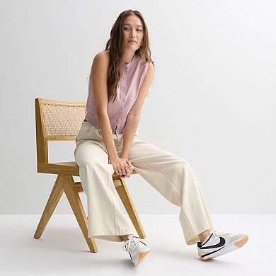 Juniors' SO® Lightweight Sleeveless Cardigan