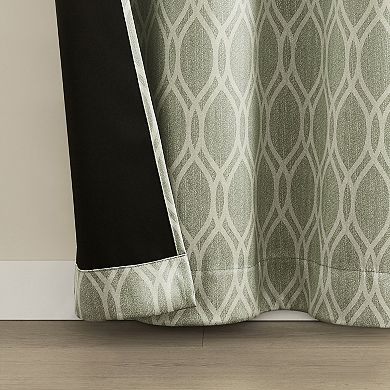 Sun Zero 2-pc. Stinson Distressed Ogee 100% Blackout Grommet Curtain Panel Set