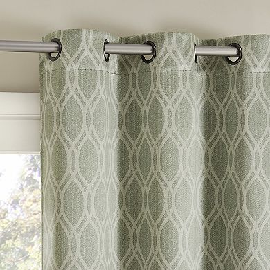 Sun Zero 2-pc. Stinson Distressed Ogee 100% Blackout Grommet Curtain Panel Set