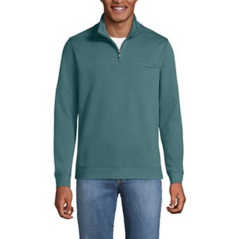 Men's Lands' End Tall Long Sleeve Quarter Zip Sweater