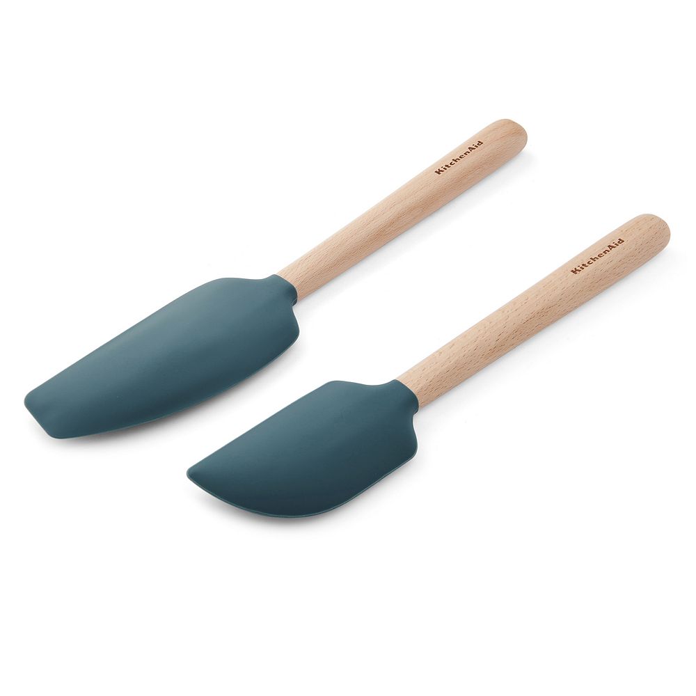 KitchenAid® 2-pc. Beechwood Spatula Set - Agave