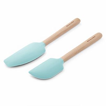 KitchenAid® 2 pc Beechwood Spatula Set