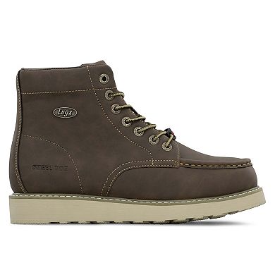 Lugz Monterey Men's Steel Toe Lace-Up Work Boots