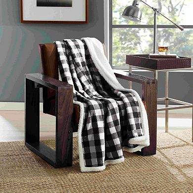 Eddie Bauer Cabin Plaid Throw Blanket & Pillow Set