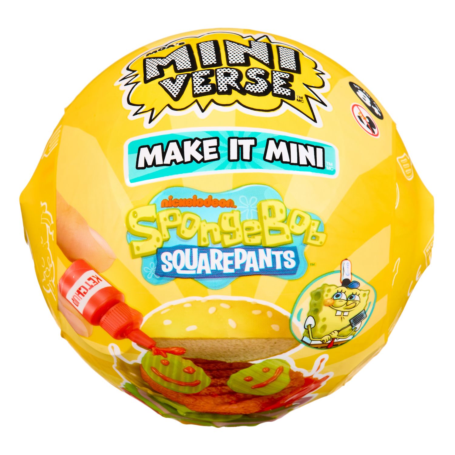 Детские куклы MGA's Miniverse Make It Mini SpongeBob SquarePants Toy - Styles May Vary — фото 1